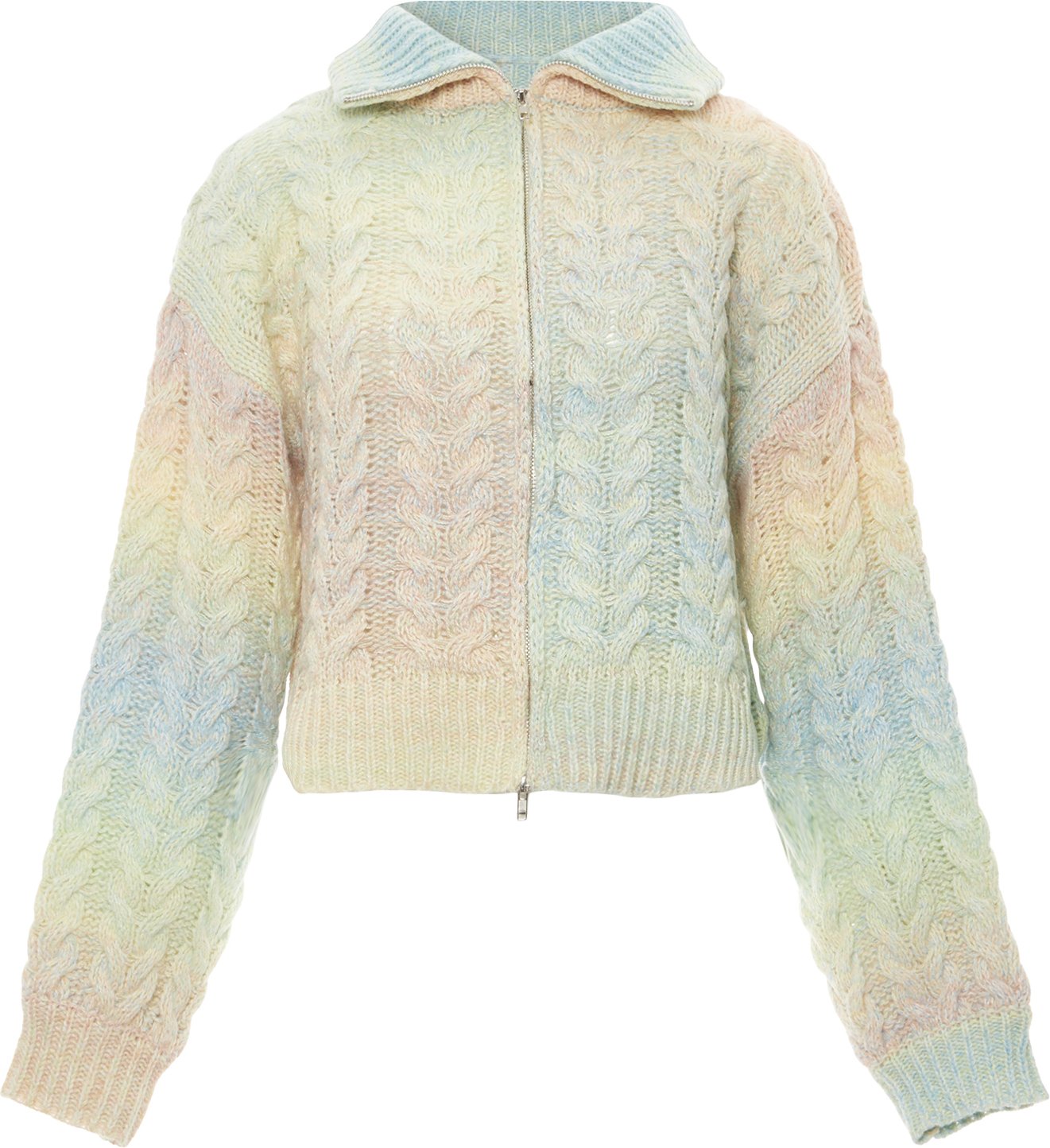 Mymo Strickjacke Damen Blauminze