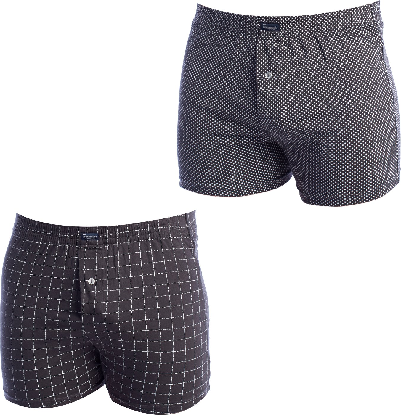 Pack-2 Essential Herren-Boxershorts mit Gummizug A0100