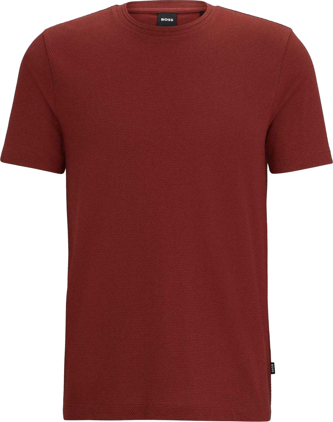 Boss - "Tiburt Bubble Structure" T-Shirt für Herren (Braun)