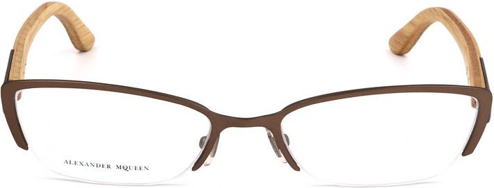 Am0088o Braune Holzfassung Brille