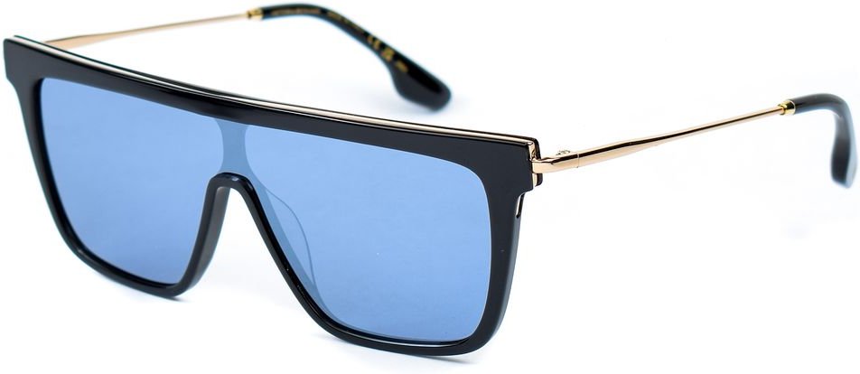 Victoria Beckham schwarze Acetat-Sonnenbrille