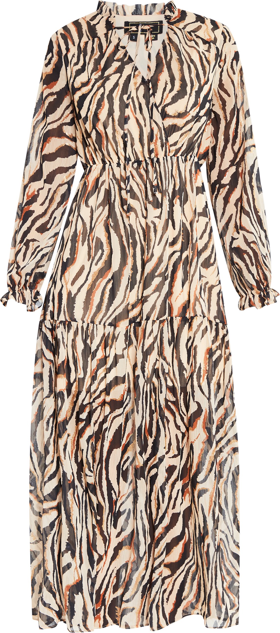 Faina Maxikleid Damen Creme