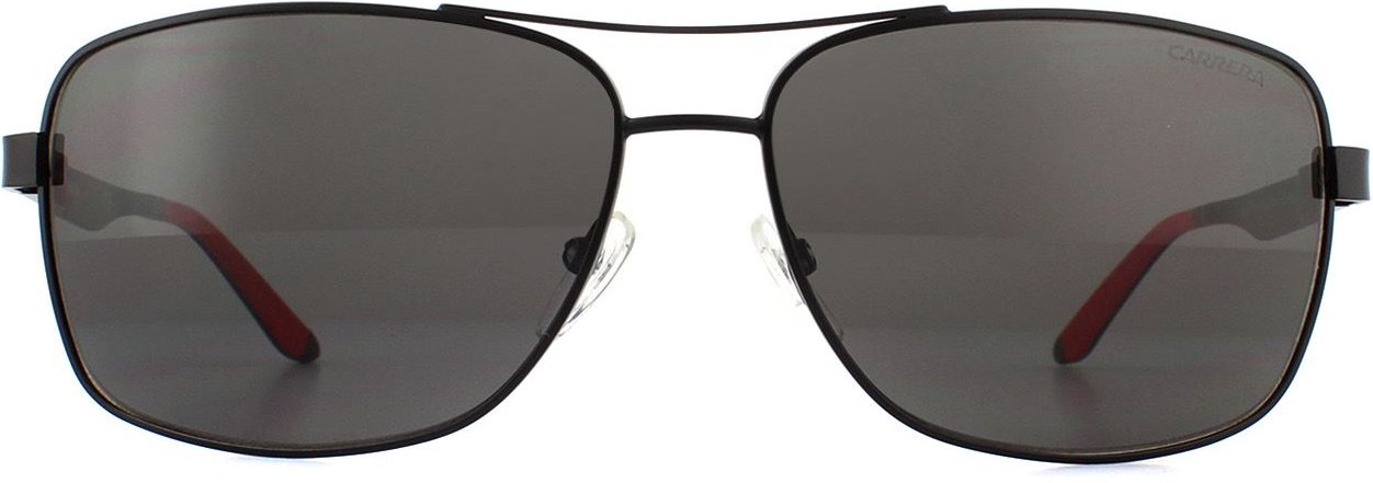 Lunettes De Soleil Carrera 8014/S 003 M9 Mat Noir Gris Polarisé