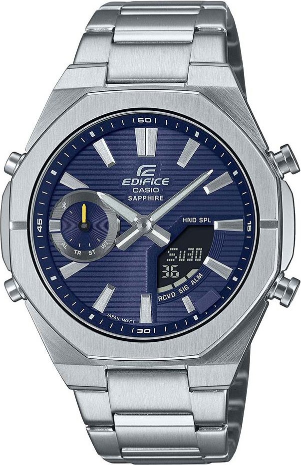 Casio Edifice Silber Herren Armbanduhr ECB-S10D-2AEF