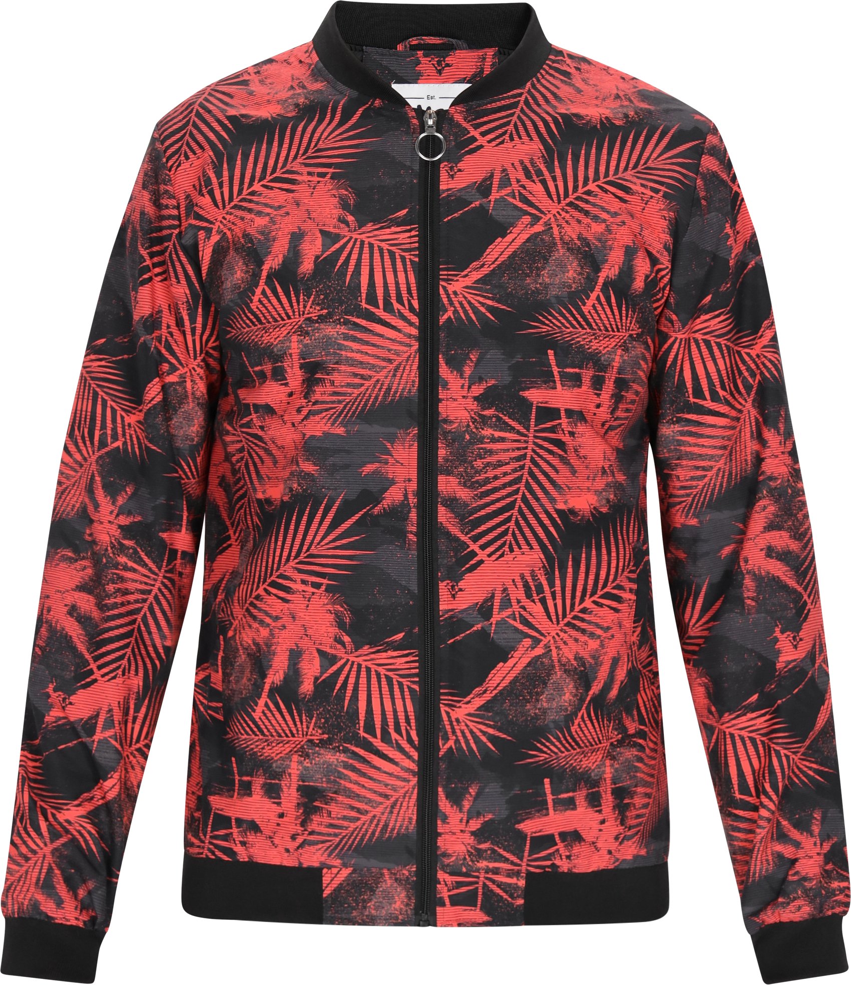 Mo Jacke Männer rot mehrfarbig