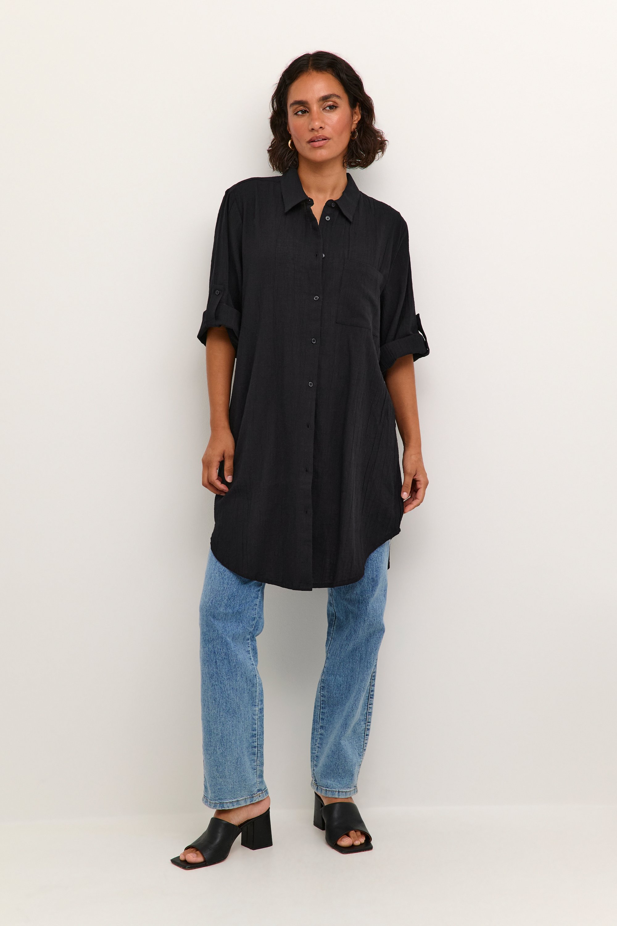 Hemd Oversize fit Black