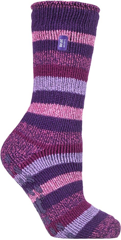 HEAT HOLDERS - Rutschfeste Damen-Thermo-Slipper-Socken mit Griffen