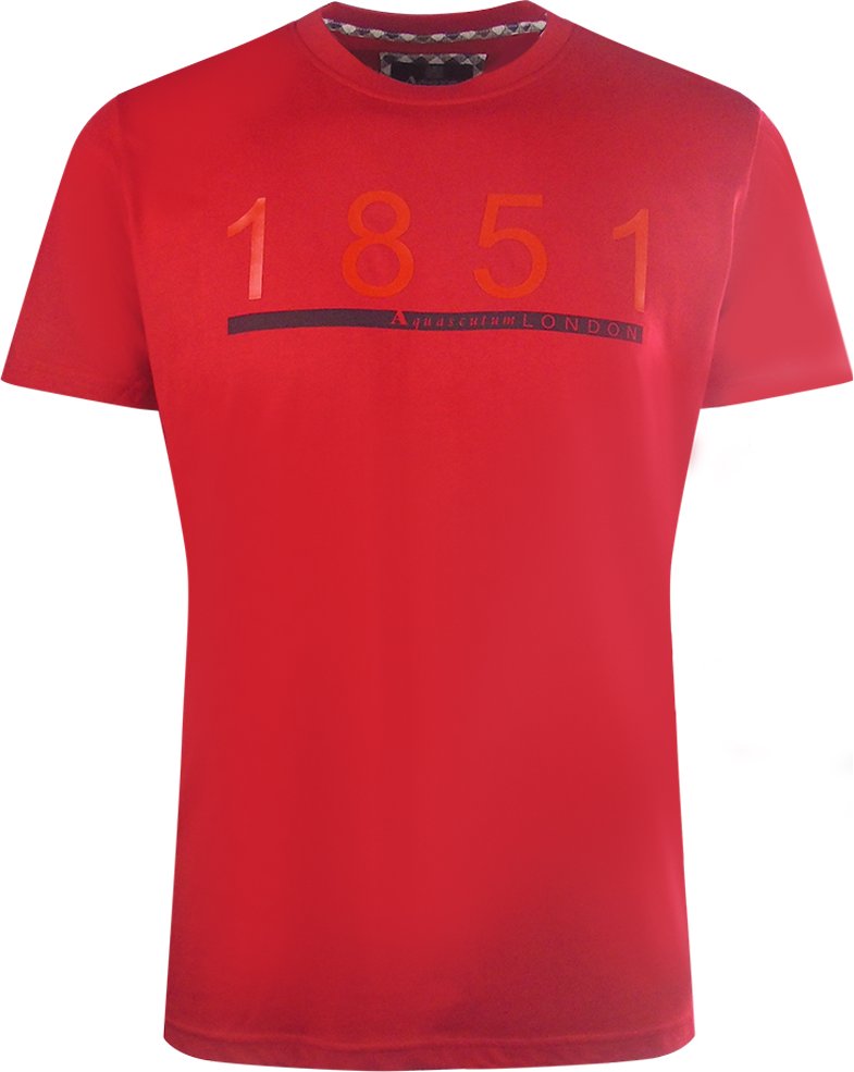 Aquascutum London 1851 Rotes T-Shirt