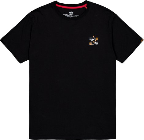 Camo Logo Puff Print Backprint T-Shirt