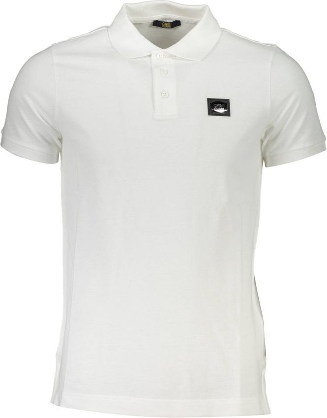 Cavalli Class Bianco Baumwoll Herren Polo