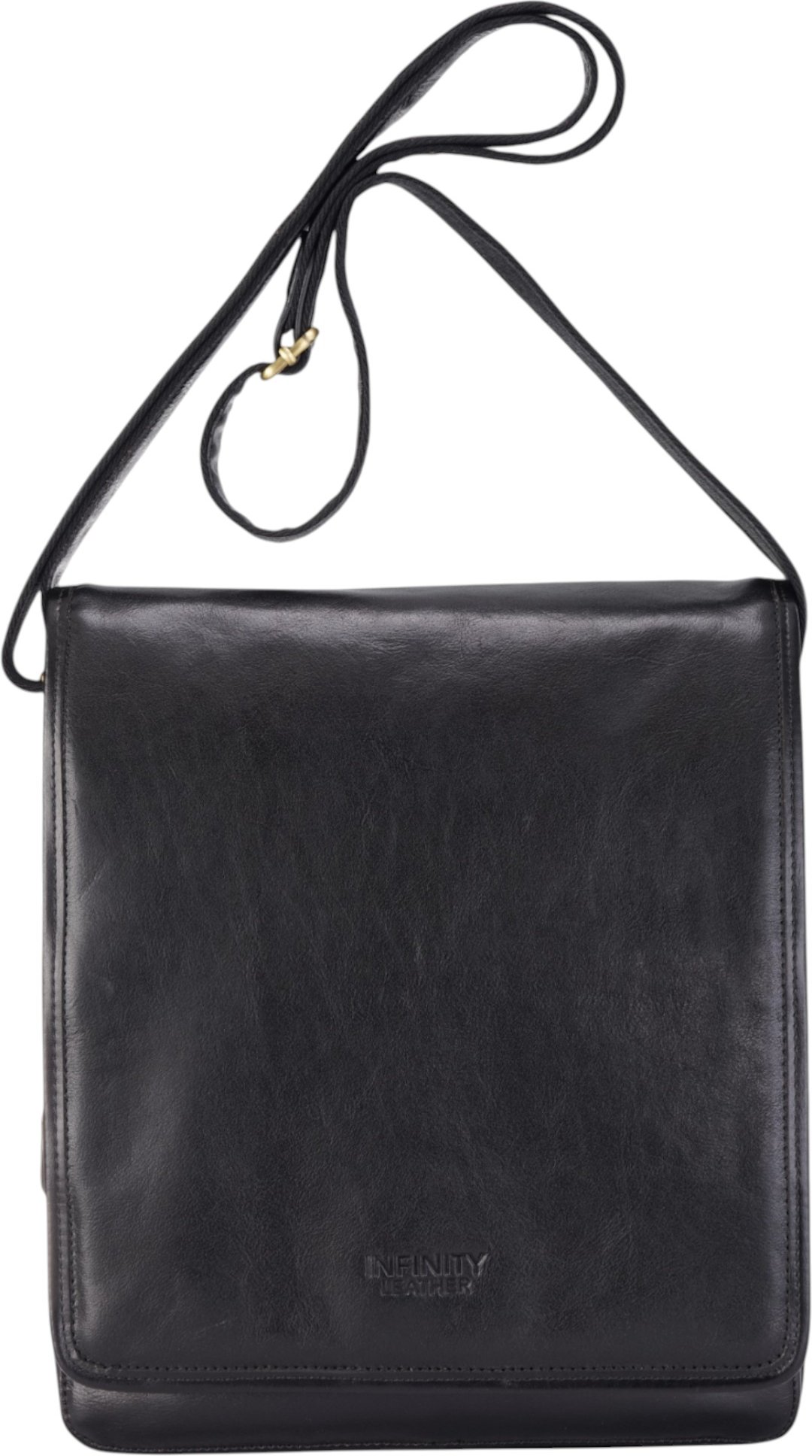 Leder Vintage Schwarz Messenger Schulter Crossbody Reise Business Tasche - Ranger