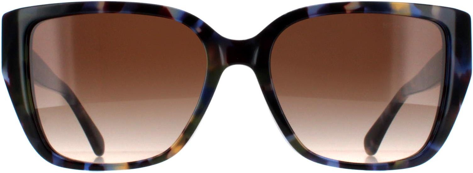 Michael Kors MK2199 Acadia 395213 helderblauw schildpad bruin gradiënt zonnebril