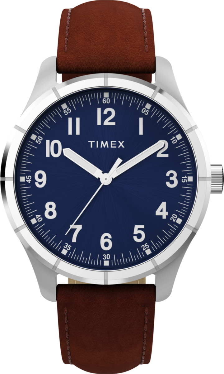 Timex Main Street Braun Herren Armbanduhr TW2Y16200