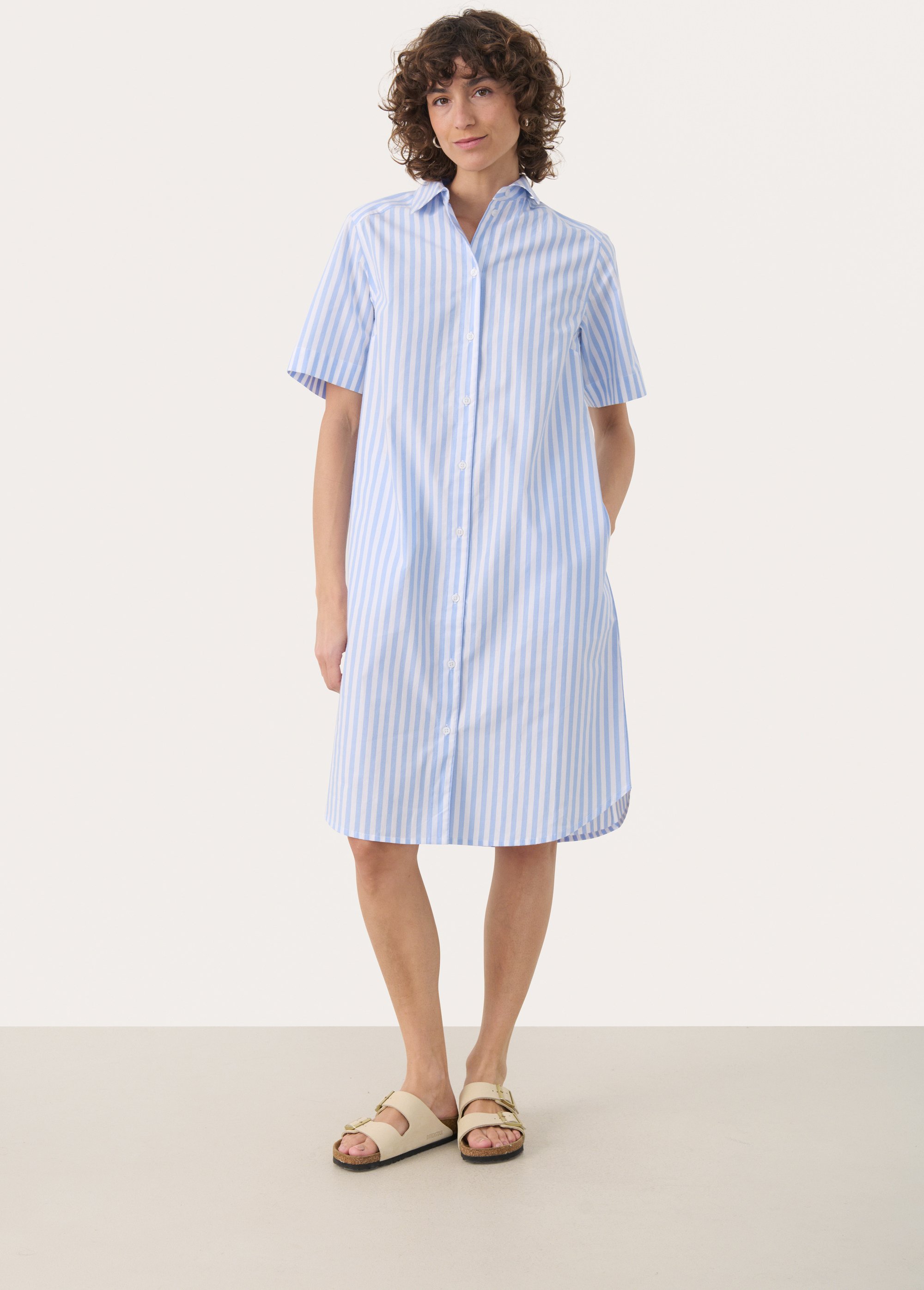 Kleid Baggy fit blue multi