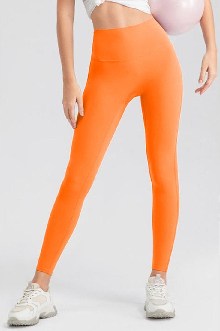 Hochbundige Skinny Active-Hosen für Damen