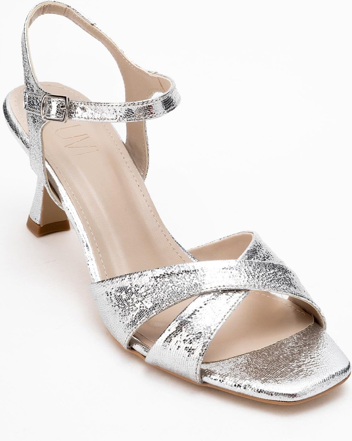 Melin Cross Riemen Stiletto Sandale