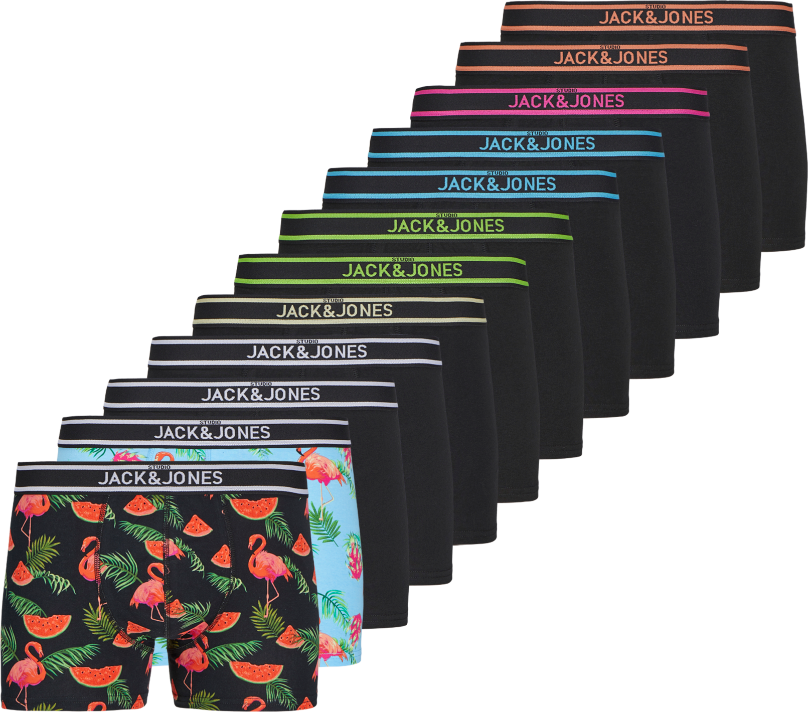 Jack & Jones 12-Pack Boxers Jacwatermelon Mehrfarben