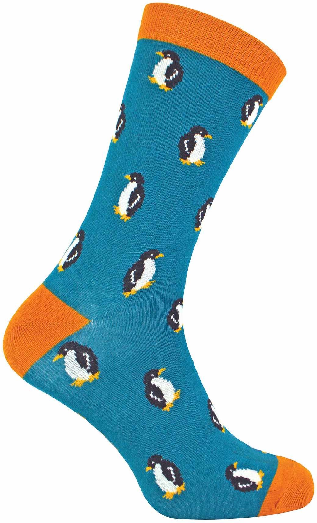 1 Pack Herrensocken mit Tiermotiv aus Bambus