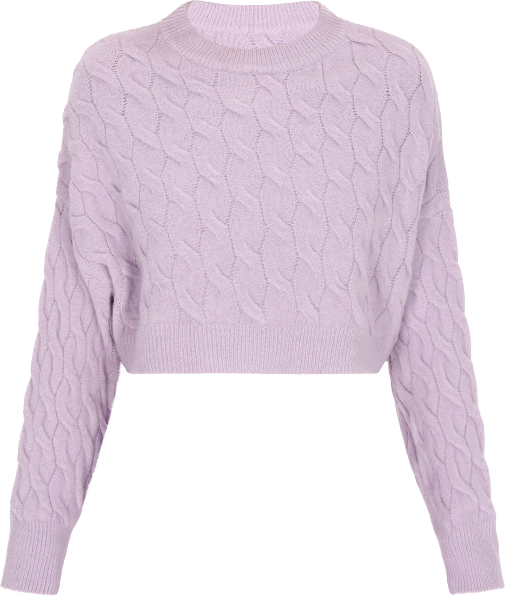 Dreimaster Pullover Damen Lavendel melange
