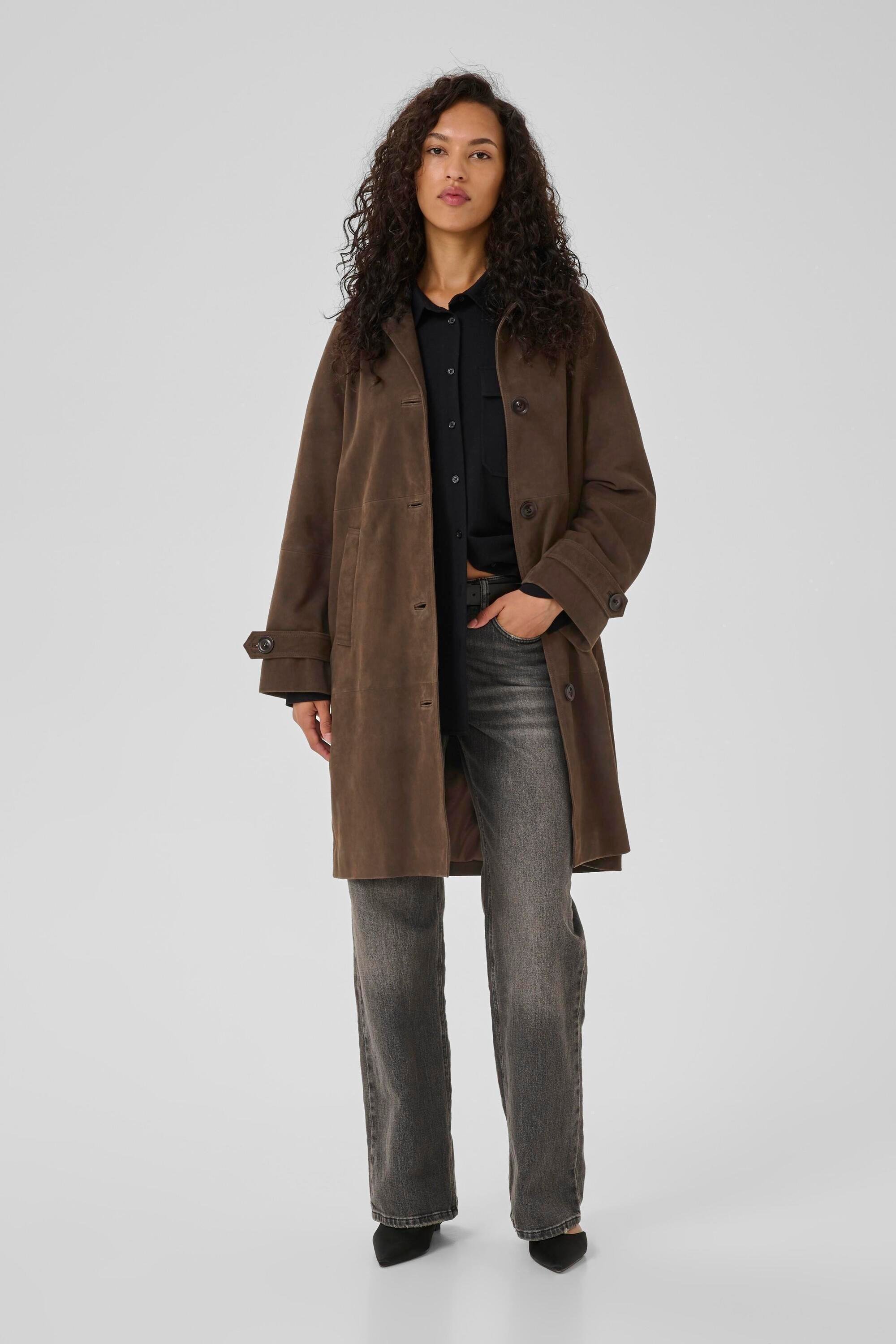 Jacke TaraMW Lederjacke Loose fit