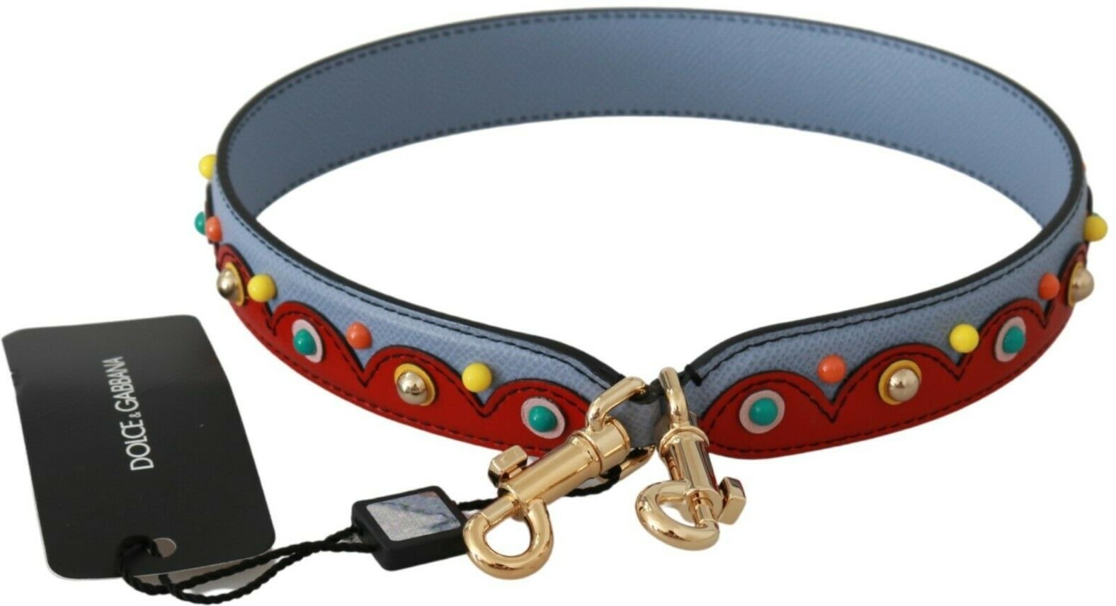 Dolce & Gabbana Bleu et bandoulière rouge