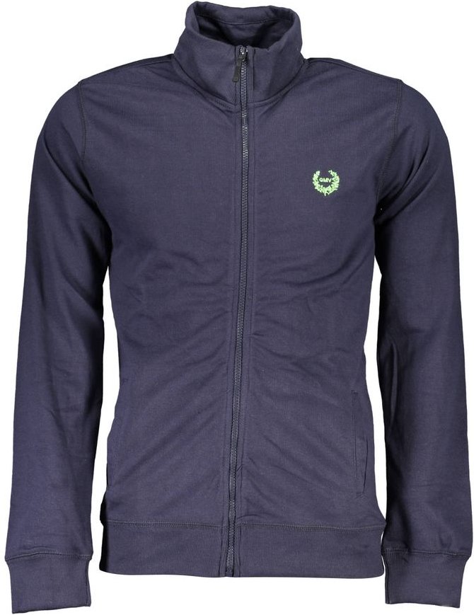 Thumbnail - Gianmarco Venturi Blauer Baumwoll-Herrenpullover