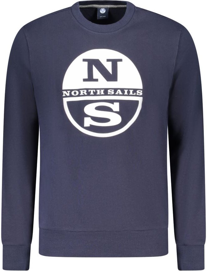 North Sails Blauer Baumwoll-Herrenhoodie