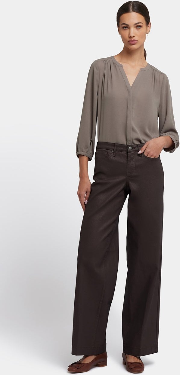 Beschichtete Teresa Weite Jeans | Pfefferkorn Beschichtet