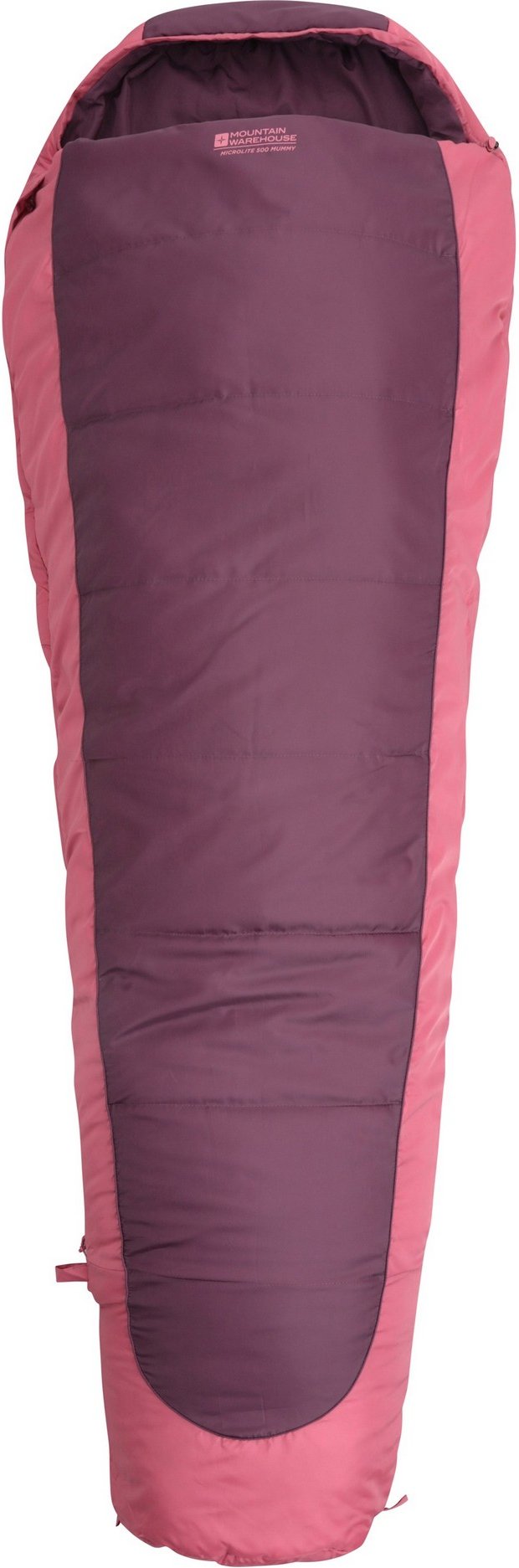 Mountain Warehouse - Schlafsack "Microlite 500 Mid Season" (Burgunderrot)