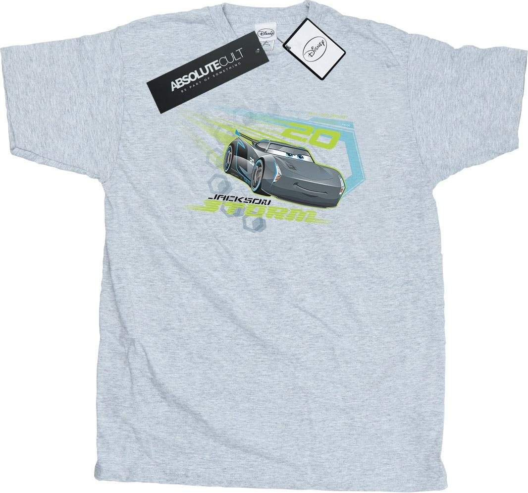 Disney - "Cars Jackson Storm" T-Shirt für Herren (Grau)