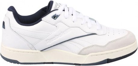 Reebok - Herren/Damen Unisex Sneaker "BB 4000 II", Leder (Weiß/Marine)