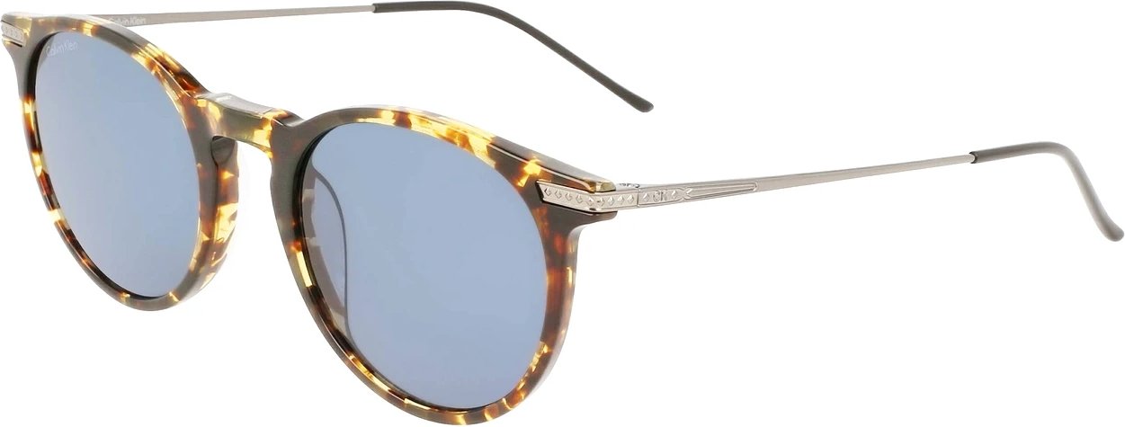 Acetat-Sonnenbrille mit runder Form CK22528TS Damen