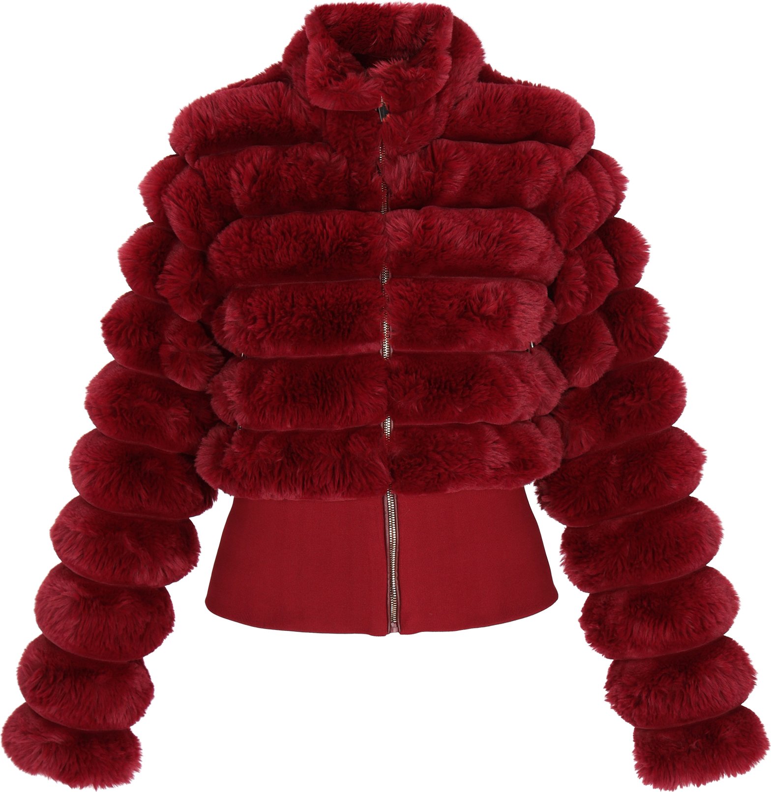 Faina Jacke Frauen Weinrot