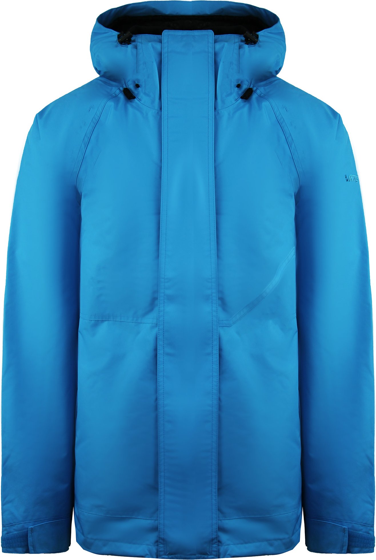 Vans Reißverschluss auf Kapuze Blue Herren Landen Isolierte Jacke Vicb0a3