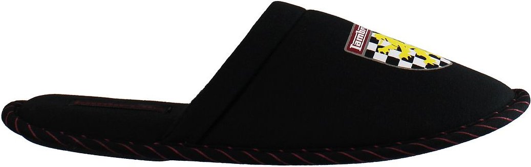 Lambretta Lion Mens Black Pantoffeln