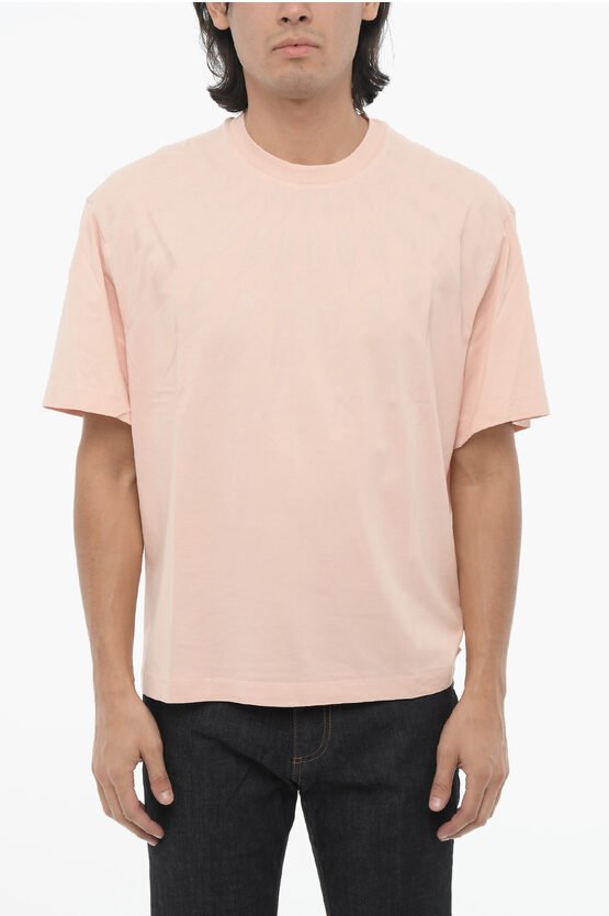 Slim Fit FAIRISLE THUNDERBOLT Rundhals-T-Shirt mit Oberteil in Pink