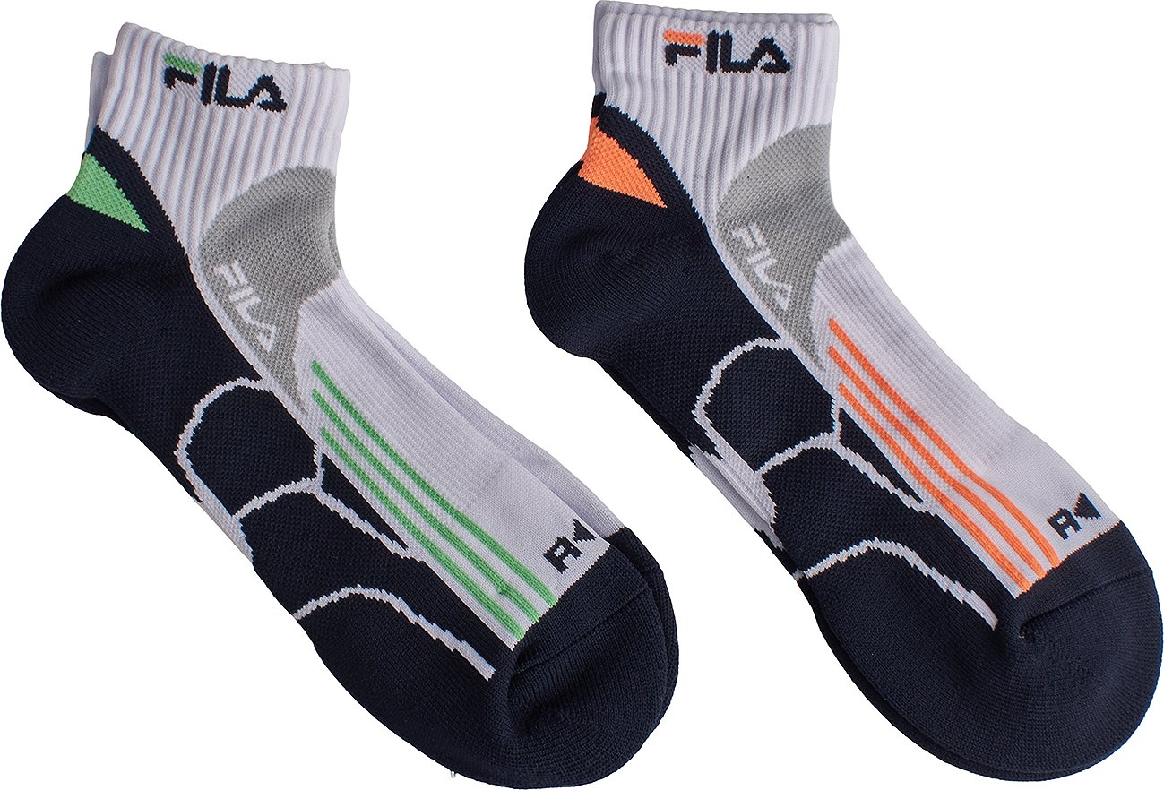 Pack-2 Viertel-Laufsocken F2526 für Herren