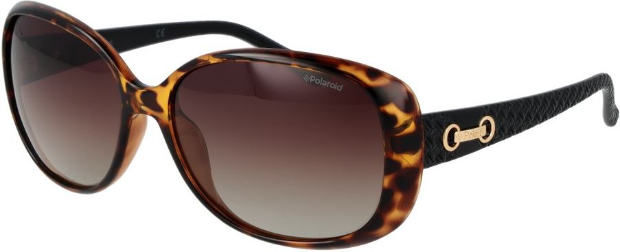Polaroid Braune Kunststoff-Sonnenbrille