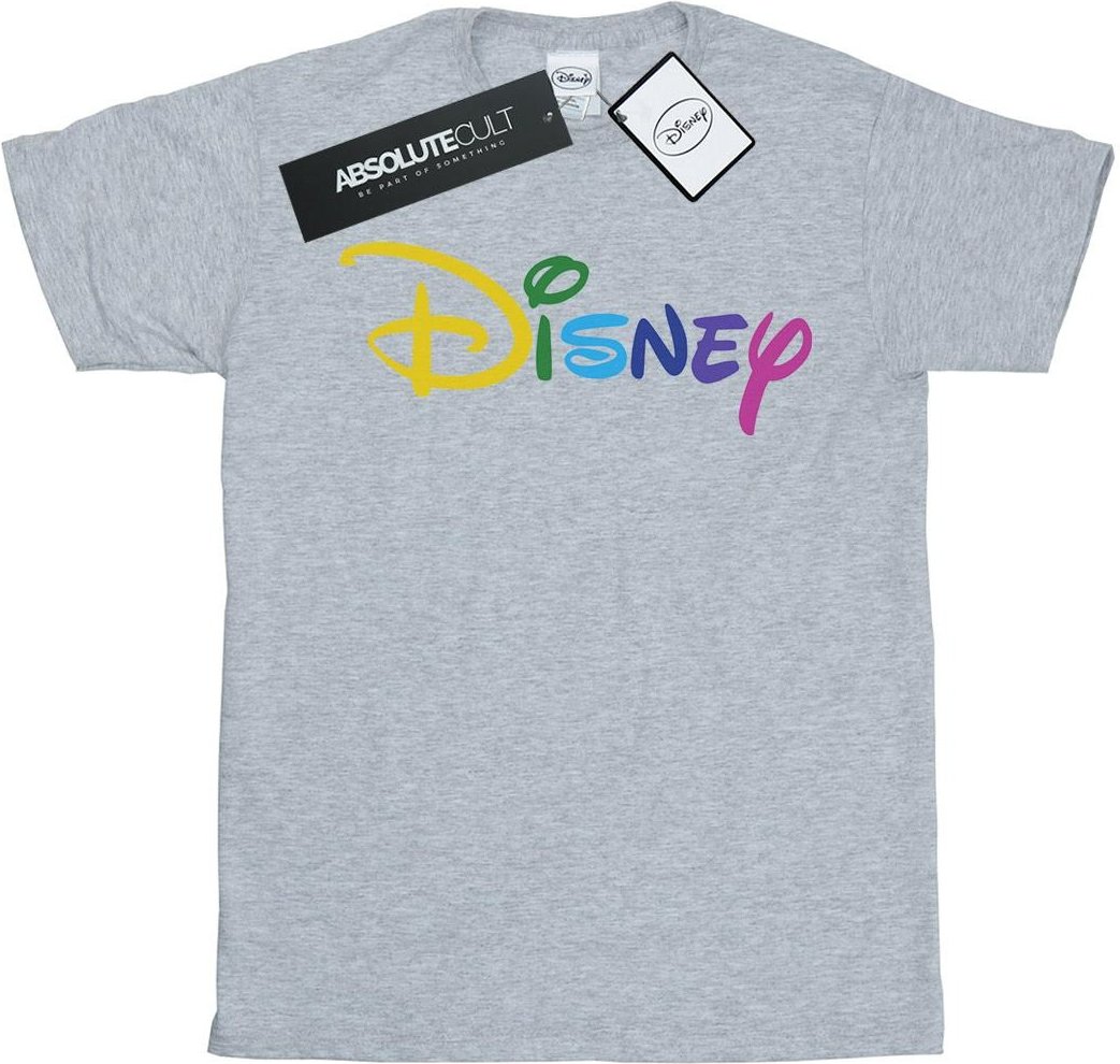 Disney - "Colour Logo" T-Shirt für Damen (Grau)