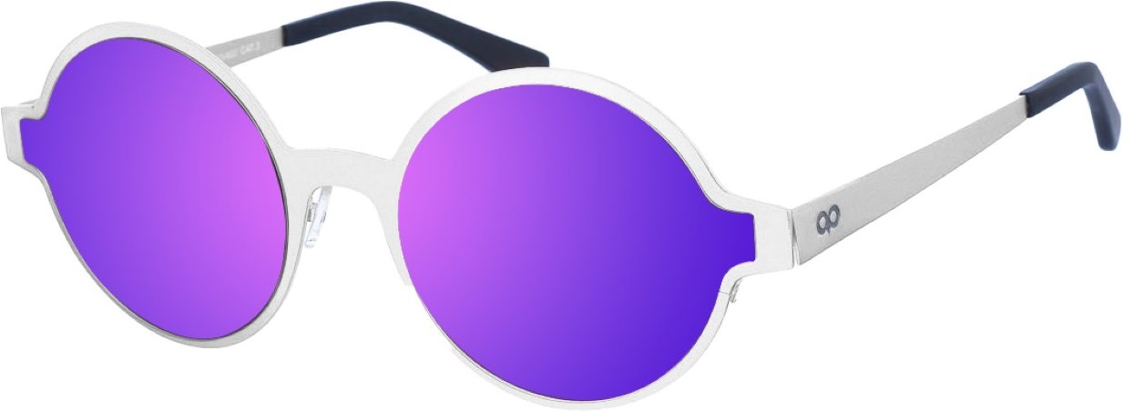 Unisex MARGARETTE Runde Form Metall Sonnenbrille