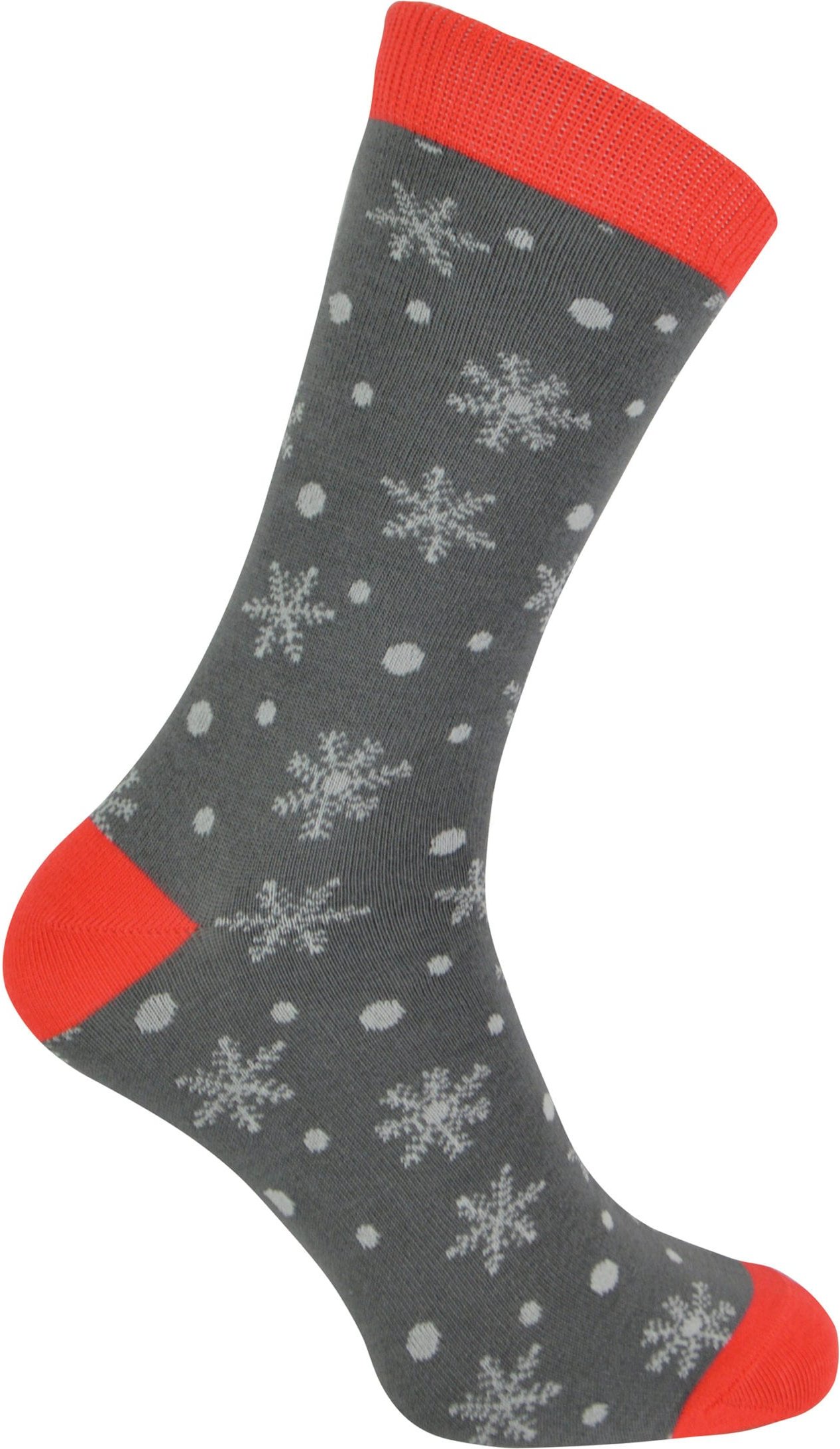 Herr Heron - Herren-Weihnachtssocken | Neuheit Bambus-Socken | Ruldoph & Santa gemusterte Socken | Geschenk für ihn - Sc...