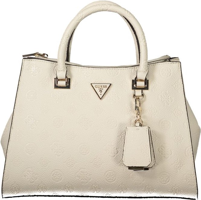 Beige Handtasche aus Polyethylen