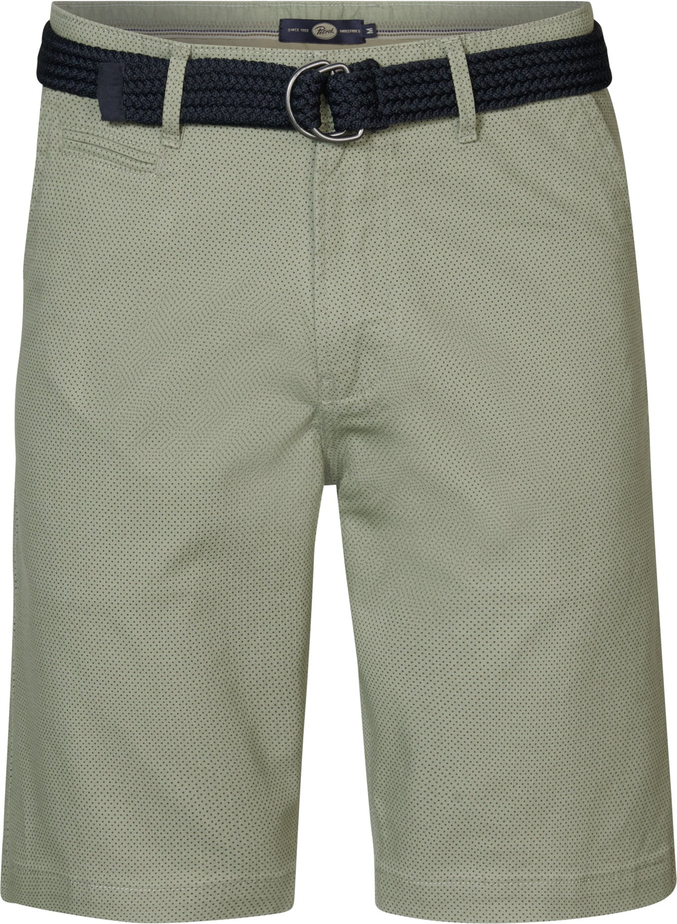 Petrol Industries - Chino-Shorts mit Gürtel Breezeify Männer - Grün