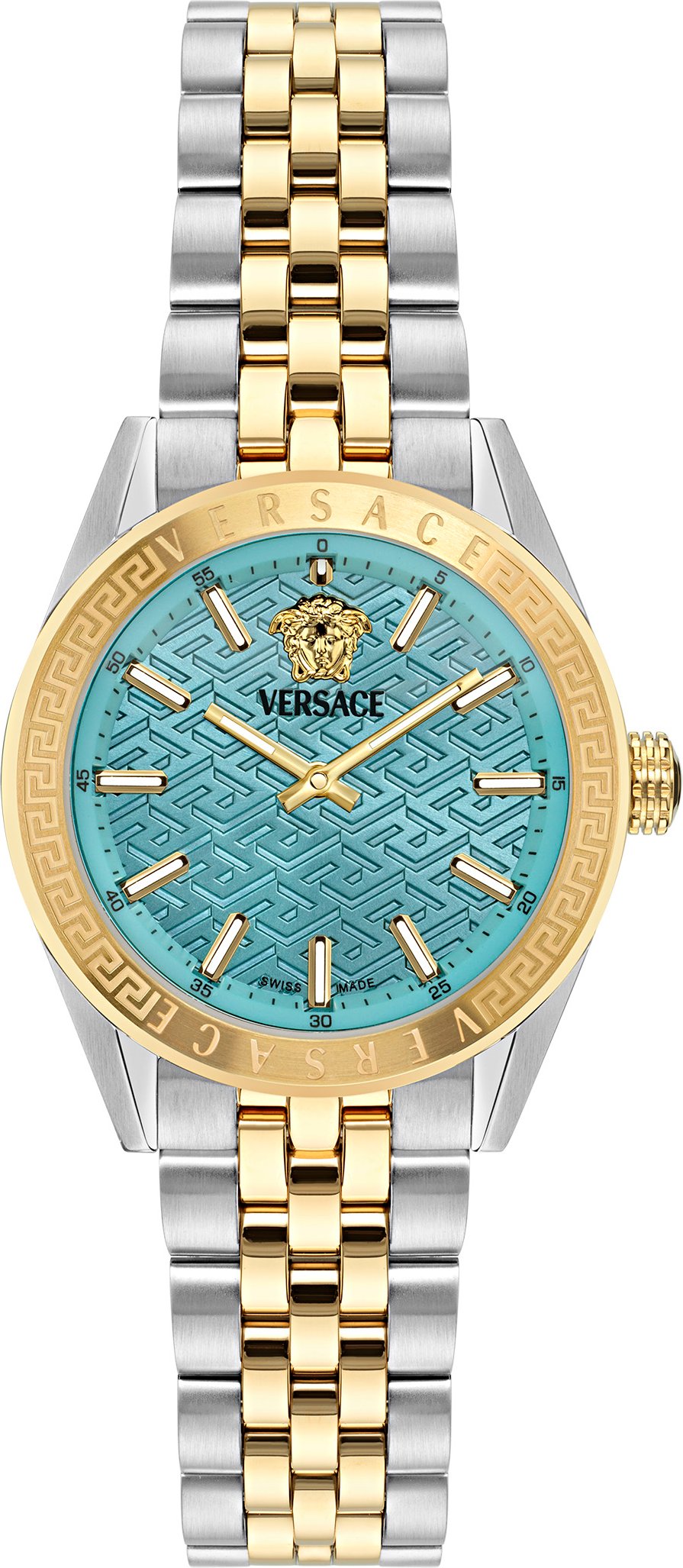 Versace V-code Mehrfarbig Damen Armbanduhr VE8I00524