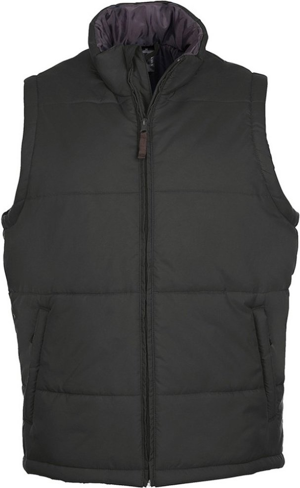 SOLS Warm Unisex wattierte Bodywarmer Jacke (Holzkohle)