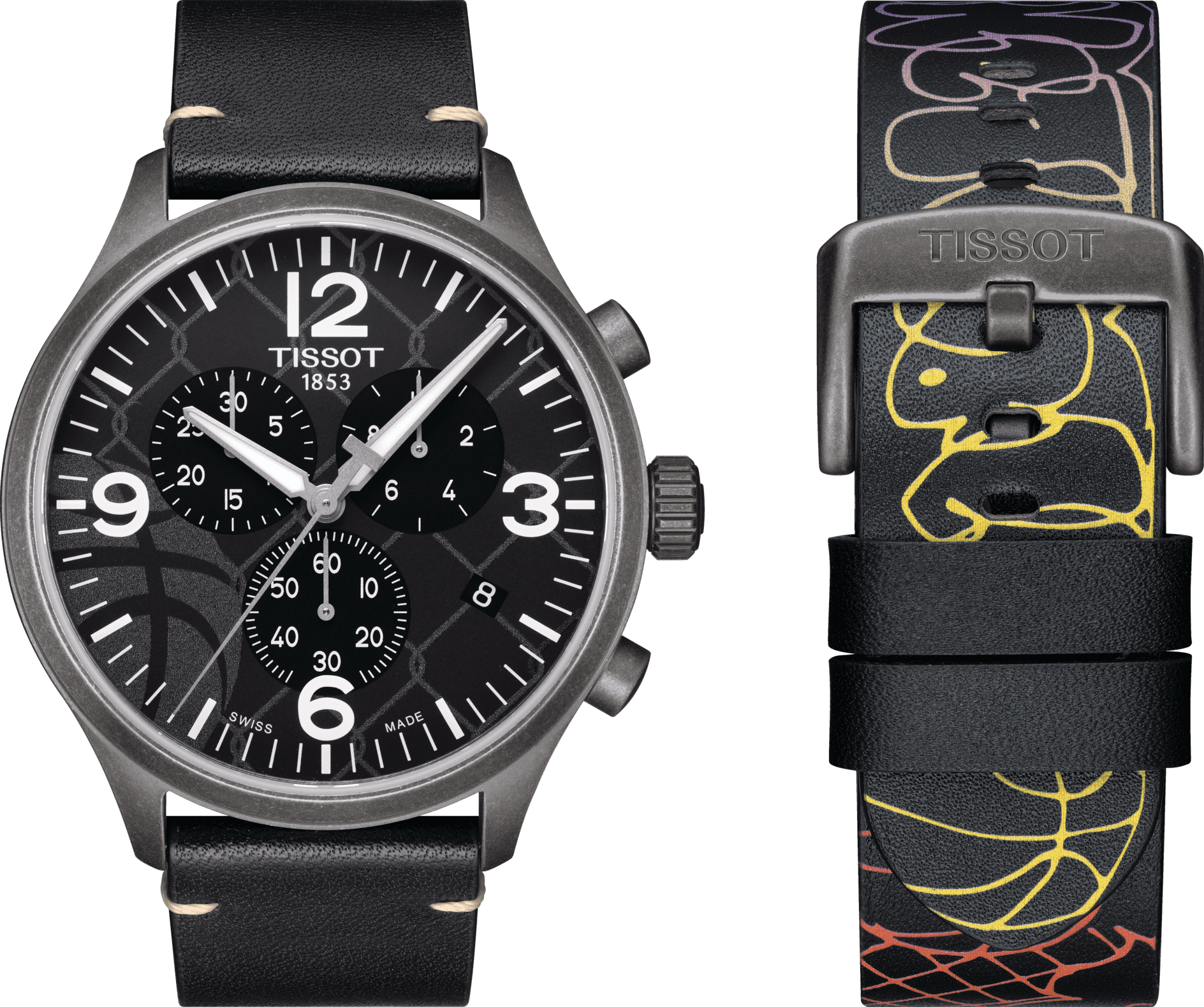 Tissot Street Basketball Herrenuhr Schwarz T1166173606700