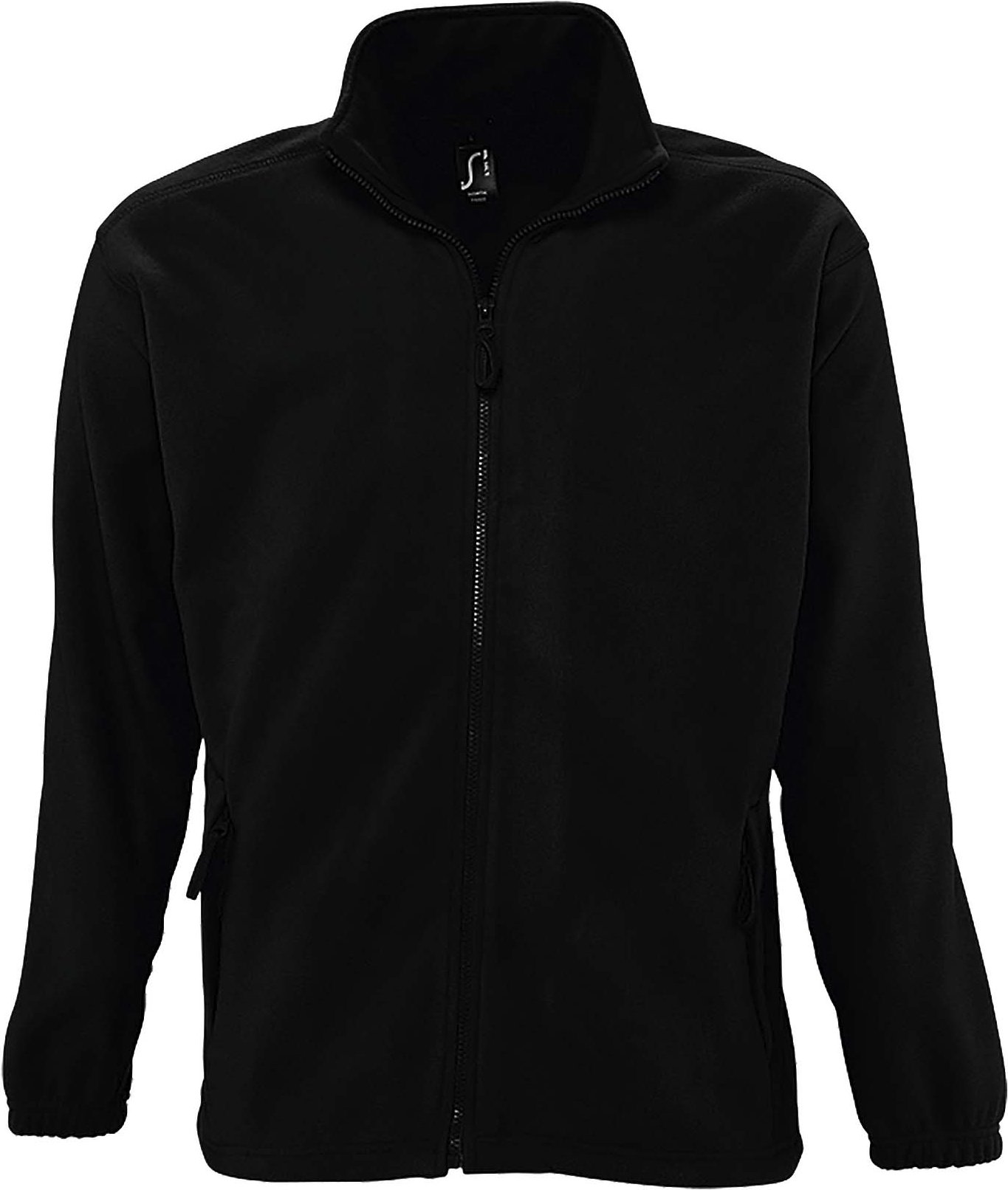 SOLS Herren North Full Zip Outdoor Fleece Jacke (Schwarz)