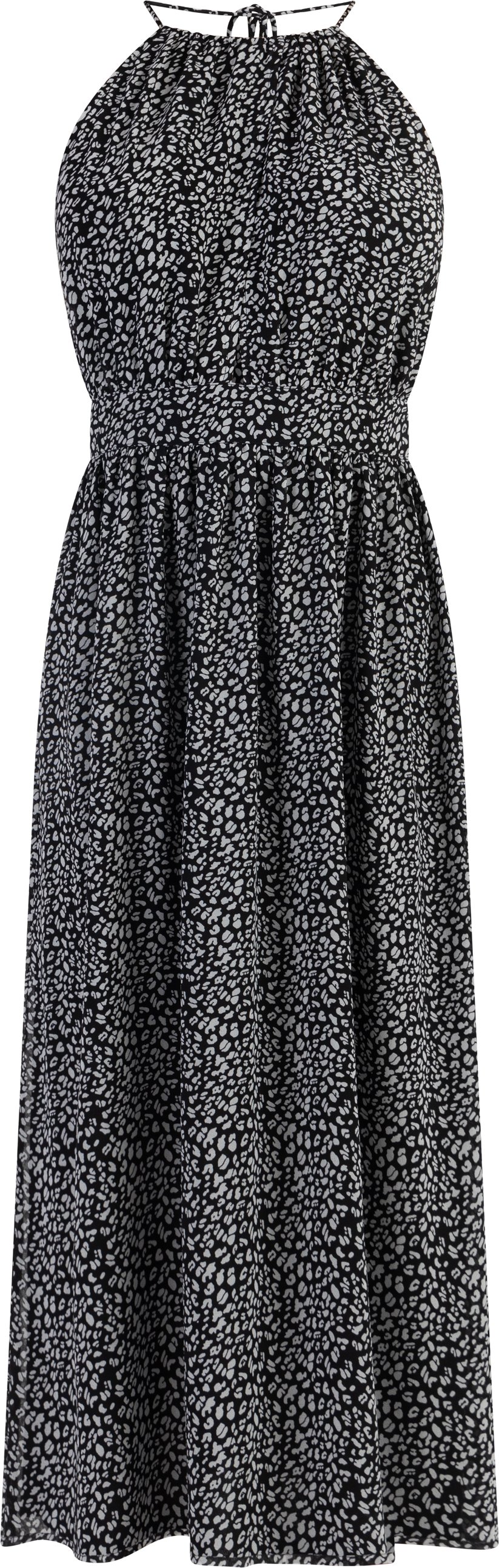 Thumbnail - Faina Midikleid aus Chiffon Damen schwarz weiss