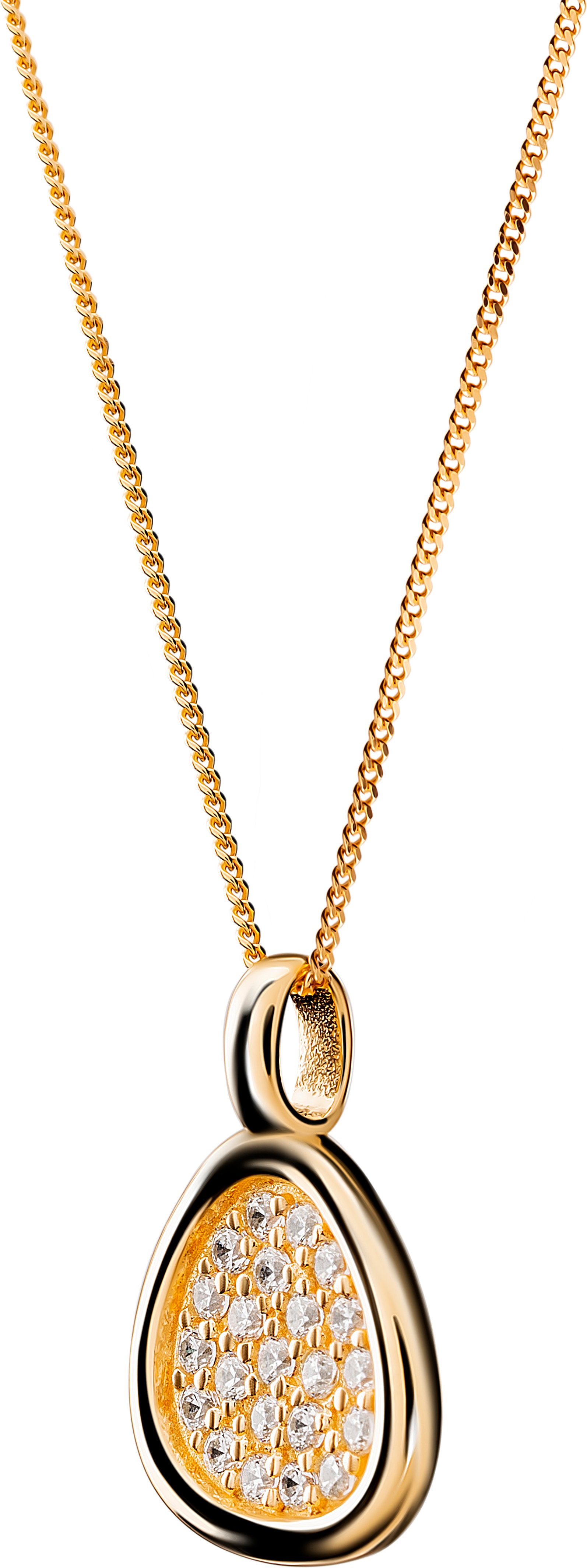 Orphelia 'Layla' Damen-Kette mit Anhänger aus 925er Sterlingsilber – Gold ZH-7489/G