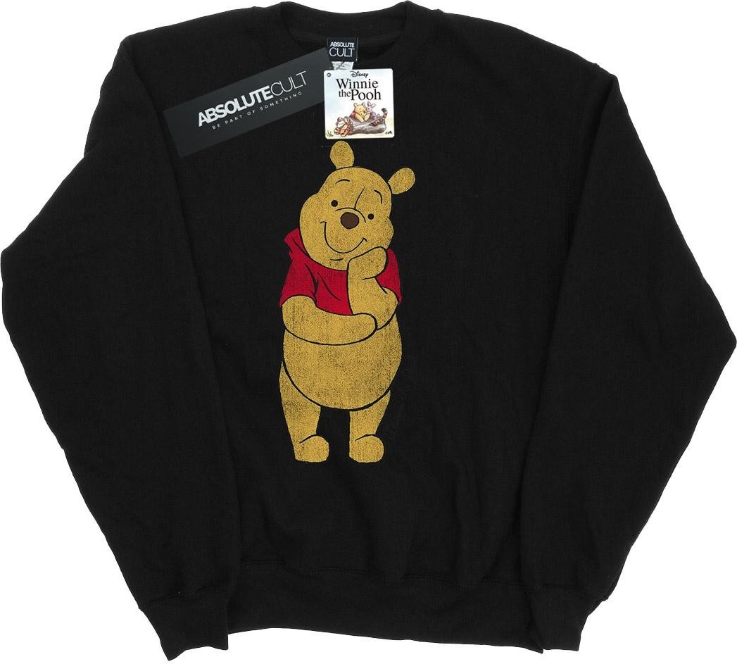 Disney Herren Winnie The Pooh Classic Pooh Sweatshirt (schwarz)